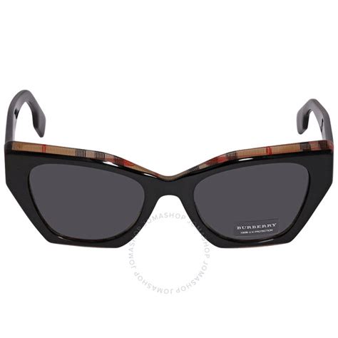 burberry check block 56mm butterfly sunglasses|Burberry™ Cressy BE4299 Butterfly Sunglasses .